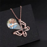 Personalized Butterfly Pendant Necklace – Photo 5