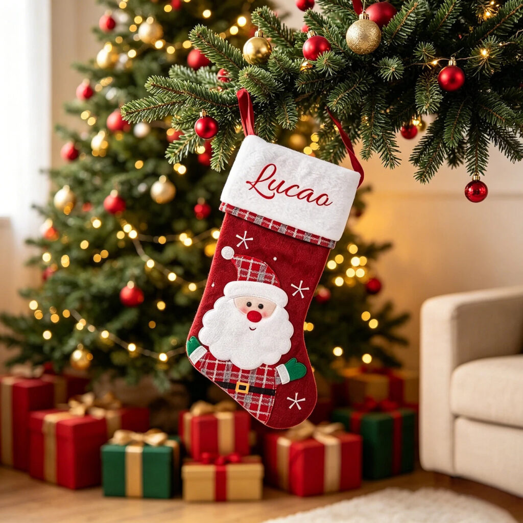 Personalized Santa Christmas Stocking